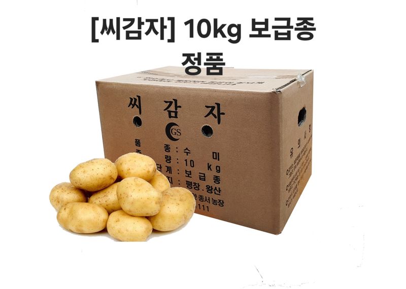 한농농약종묘사님의 장터 판매 상품 [[씨감자] 10kg 보급종 수미.두백] 첨부 사진