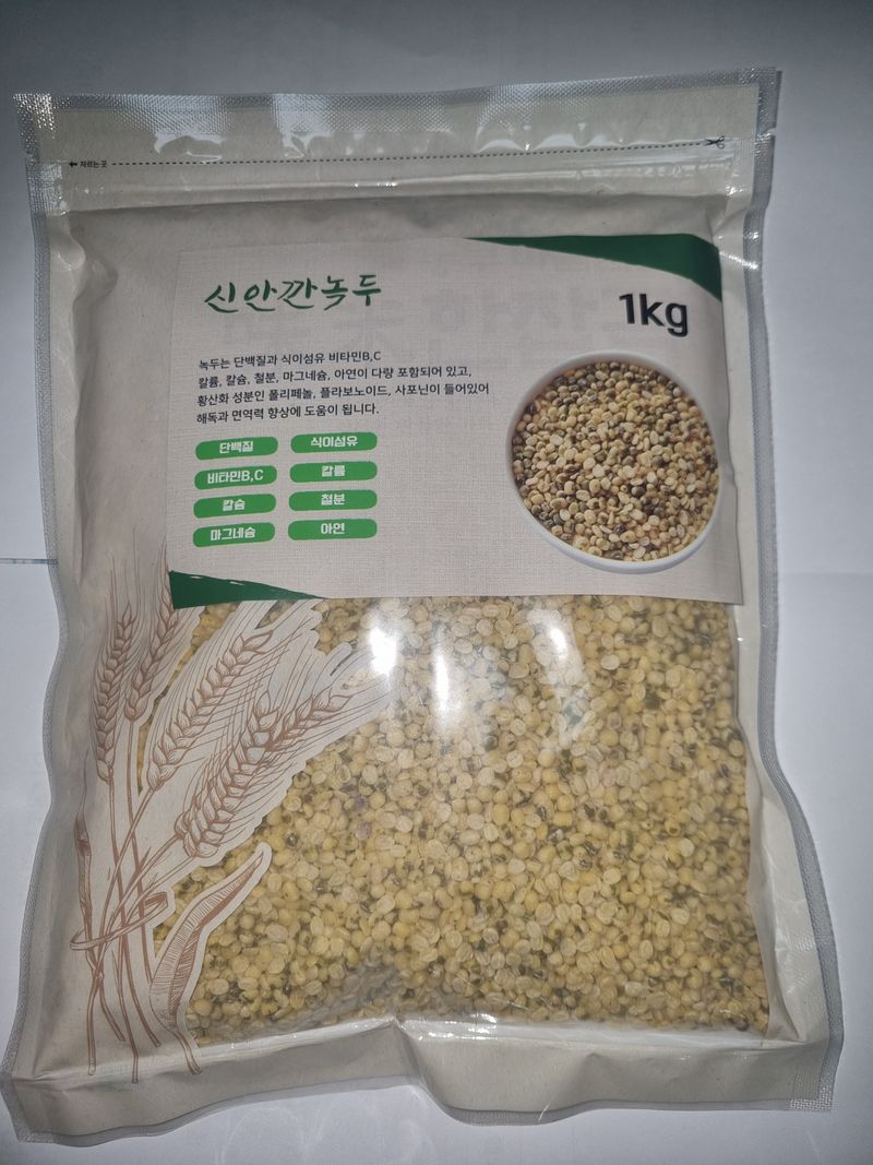 장터 상품 [깐녹두 1kg] 썸네일