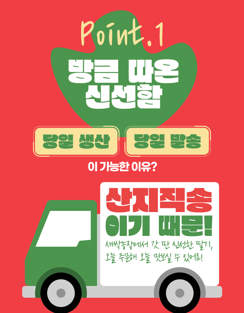 과일팩토리님의 장터 판매 상품 [과일팩토리 국산 프리미엄 설향 딸기 산지직송 350G/700G] 첨부 사진