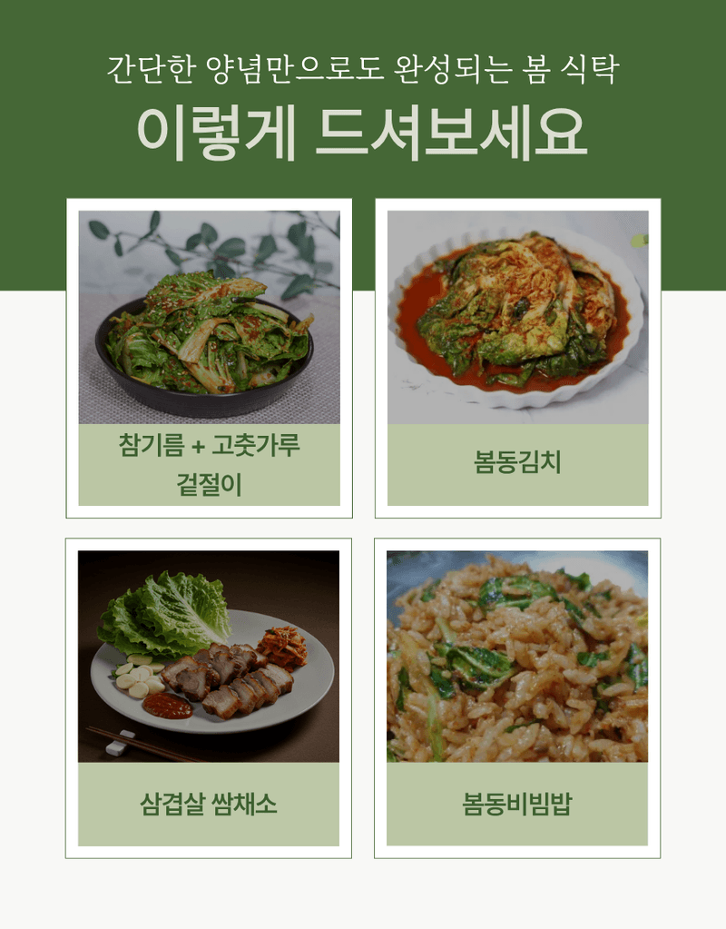 과일팩토리님의 장터 판매 상품 [산지직송 신선한 국내산 제철 채소 봄동 1kg/2kg/3kg/5kg/10kg] 첨부 사진