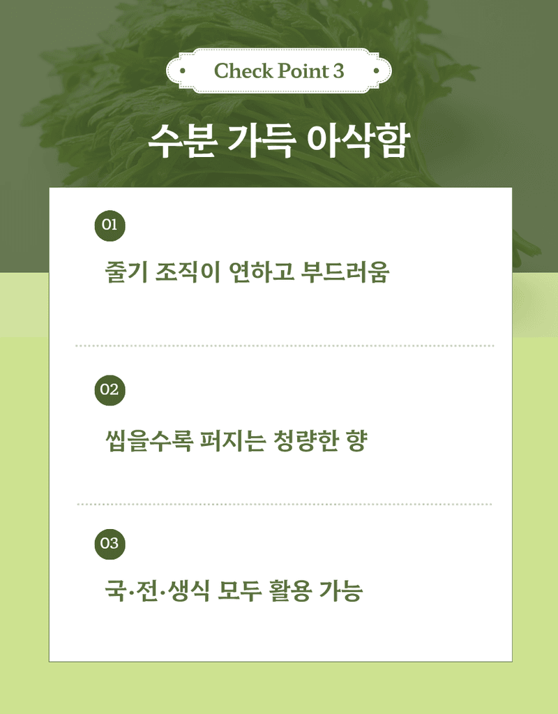 과일팩토리님의 장터 판매 상품 [산지직송 향긋 아삭 생미나리 청도미나리 200g/500g/1kg/2kg/4kg] 첨부 사진