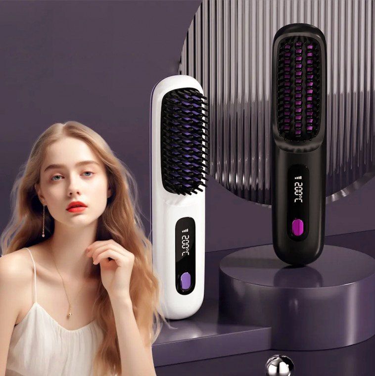 장터 상품 [무선 빗고데기 C타입 충전(파우치+집게핀+꼬리빗 증정)] 썸네일