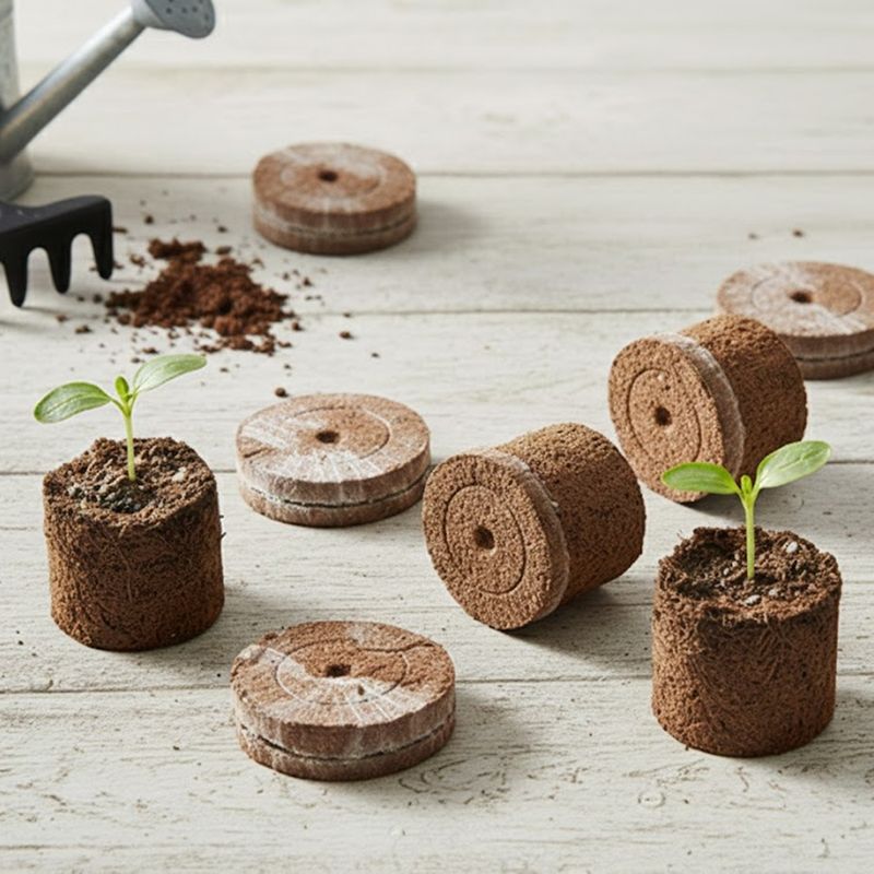 장터 상품 [jiffy 지피펠렛 삽목 10개 33mm 파종 발아 44mm 압축상토 천연 모종 씨앗] 썸네일