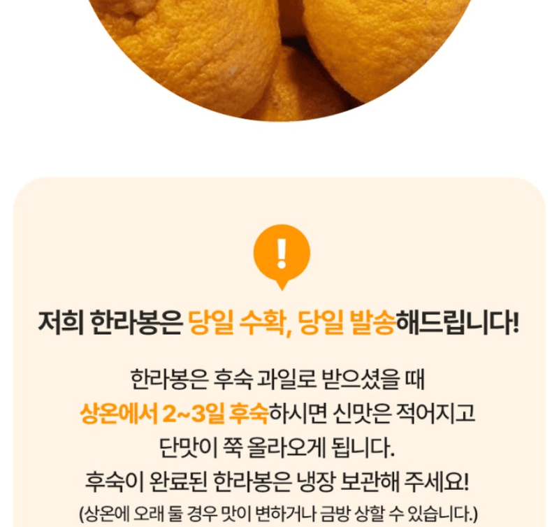 스피드번님의 장터 판매 상품 [특가 정품 천혜향/한라봉 ] 첨부 사진