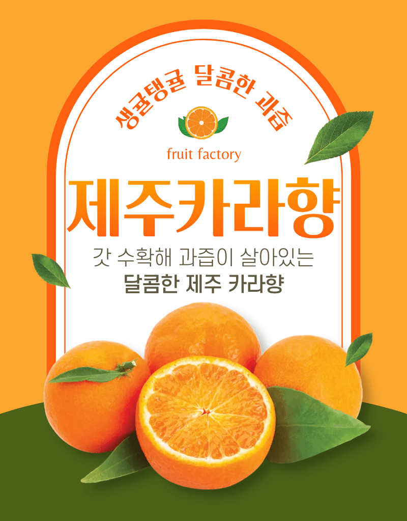 과일팩토리님의 장터 판매 상품 [제주 프리미엄 상큼달콤 카라향 랜덤과/중소과/중과/대과/특대과 2/3/5/10KG ] 첨부 사진