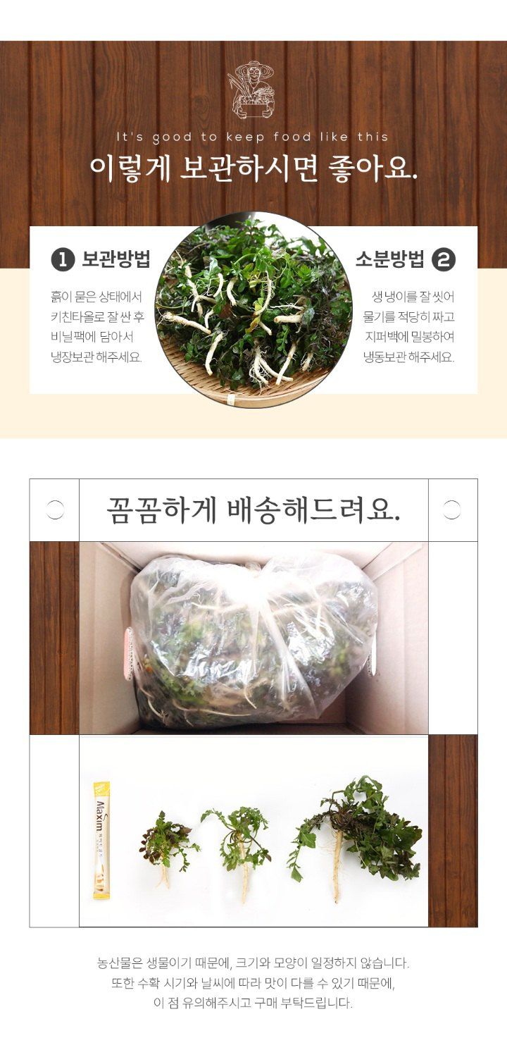 자두14488님의 장터 판매 상품 [노지 냉이 1차세척 300g 500g 1kg] 첨부 사진