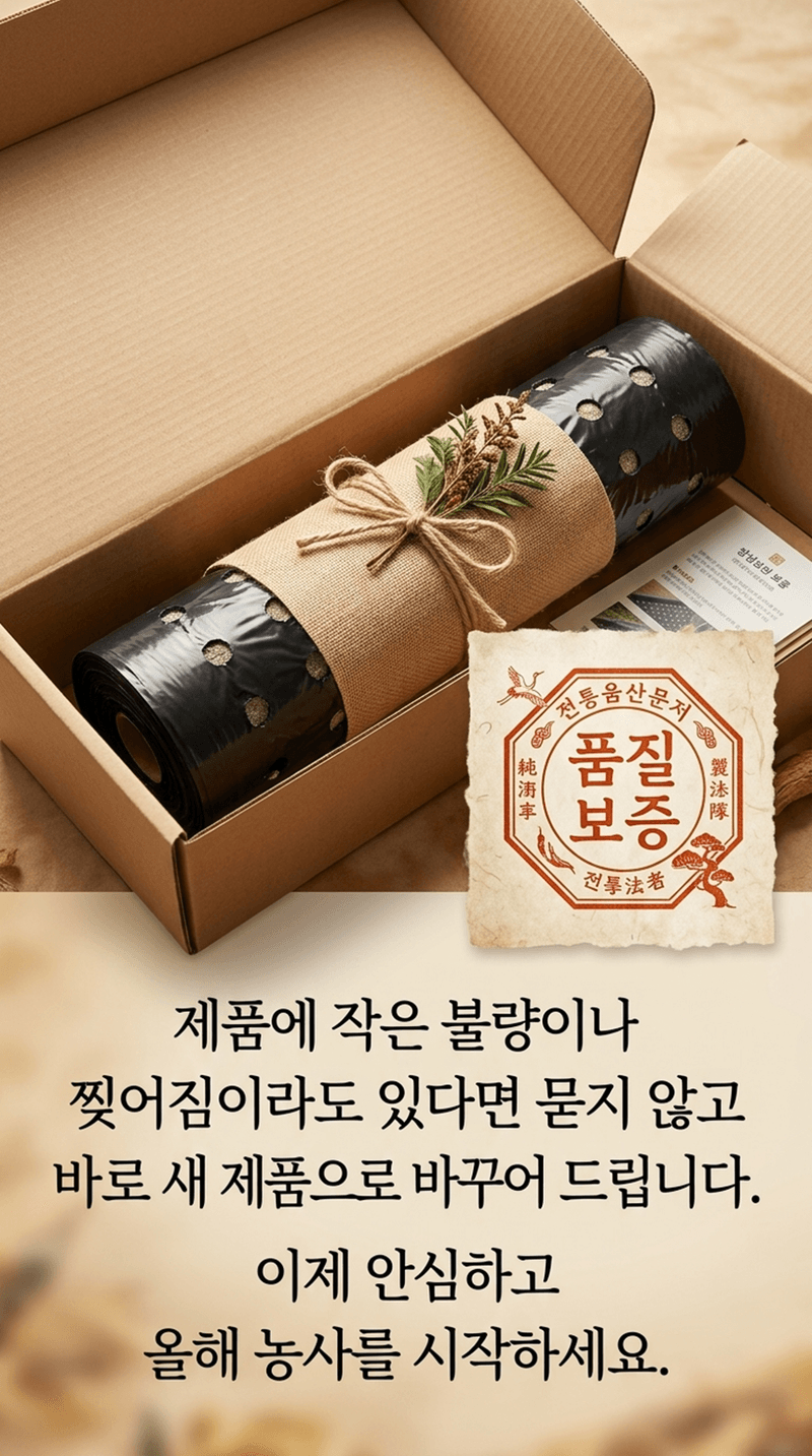 라이프브릿지님의 장터 판매 상품 [유공 멀칭비닐 농사용 검정 구멍 텃밭 매트 마늘 양파 고추 주말농장] 첨부 사진