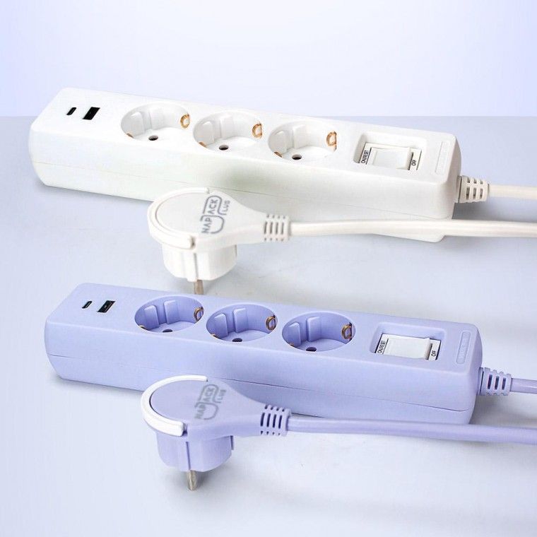 장터 상품 [납작 안전 멀티탭 3구 3m] 썸네일