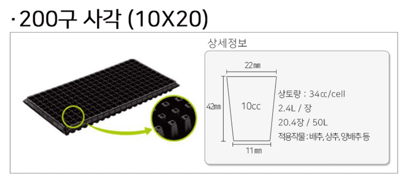 상인농자재님의 장터 판매 상품 [묘목트레이 모판 육묘트레이] 첨부 사진