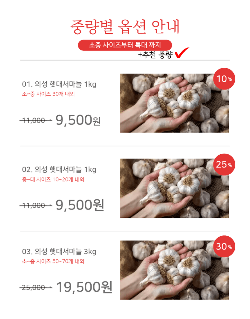 김태혁님의 장터 판매 상품 [햇마늘 의성대서마늘 난지형] 첨부 사진