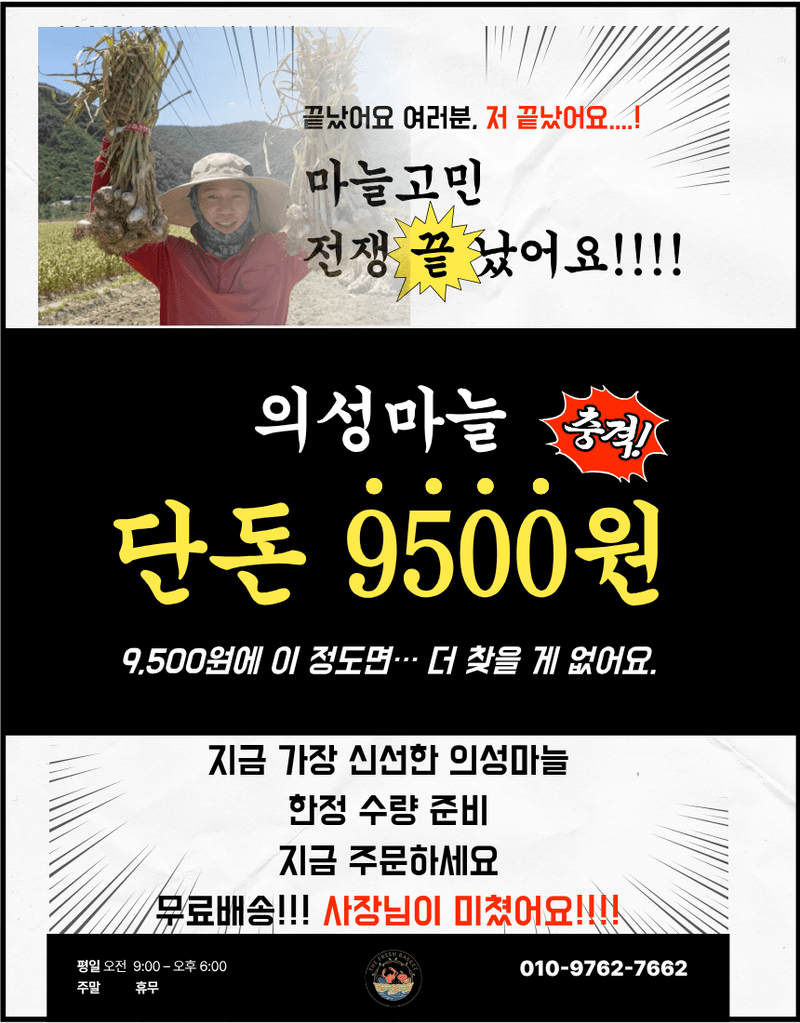 김태혁님의 장터 판매 상품 [햇마늘 의성대서마늘 난지형] 첨부 사진