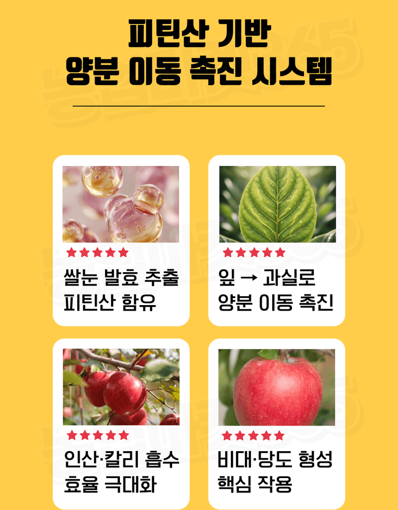 농업마켓365님의 장터 판매 상품 [융전 피틴골드S 액제 1L 피틴산 쌀눈추출물 비대제 당도제 착색제 식물영양제 비료] 첨부 사진