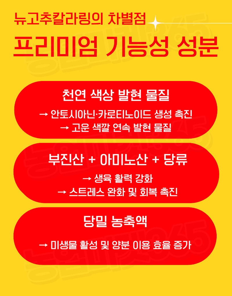 농업마켓365님의 장터 판매 상품 [융전 뉴고추칼라링 액제 250ml 고추 착색증진 착과증가 비대촉진 수확증대제] 첨부 사진