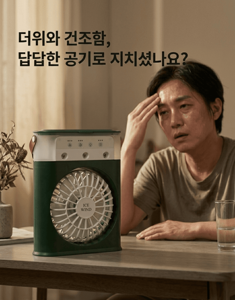 오훈조님의 장터 판매 상품 [낚시 캠핑 휴대용 탁상용 얼음골 선풍기] 첨부 사진