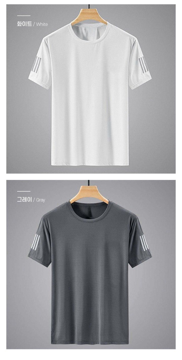 자두14488님의 장터 판매 상품 [냉감 아이스 반팔 티셔츠 냉감티셔츠 남녀공용 쿨티셔츠 ] 첨부 사진