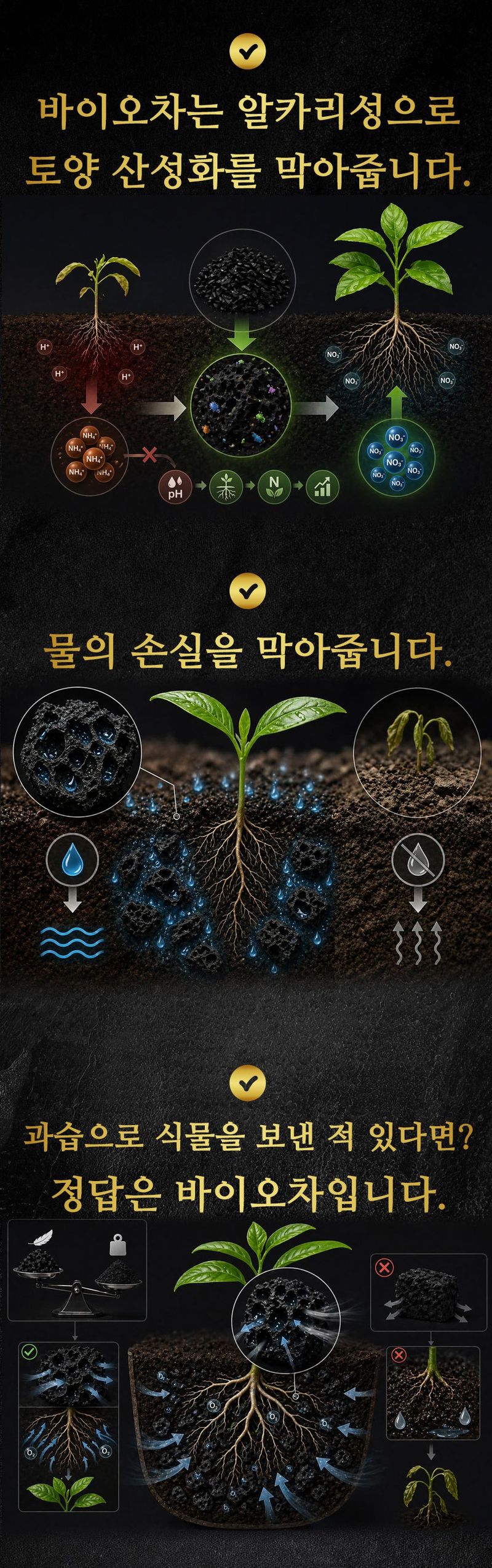 자재스토어님의 장터 판매 상품 [로얄 바이오차 8L 참나무 100% 훈탄 토양개량제 숯 분갈이흙 영양제] 첨부 사진