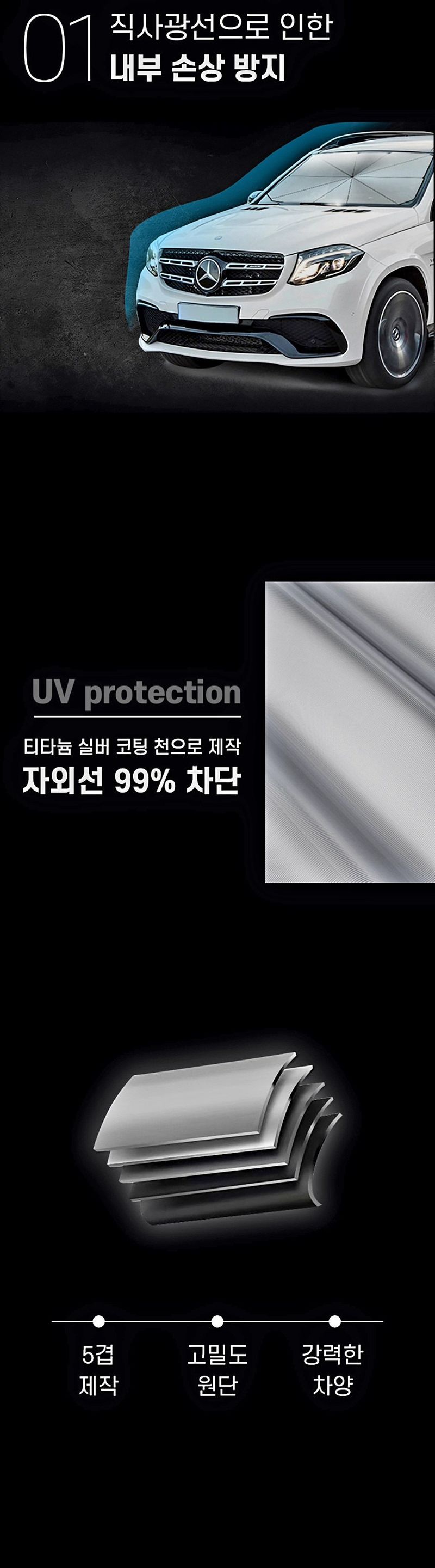 자두14488님의 장터 판매 상품 [차량용 앞유리 햇빛가리개 우산형] 첨부 사진