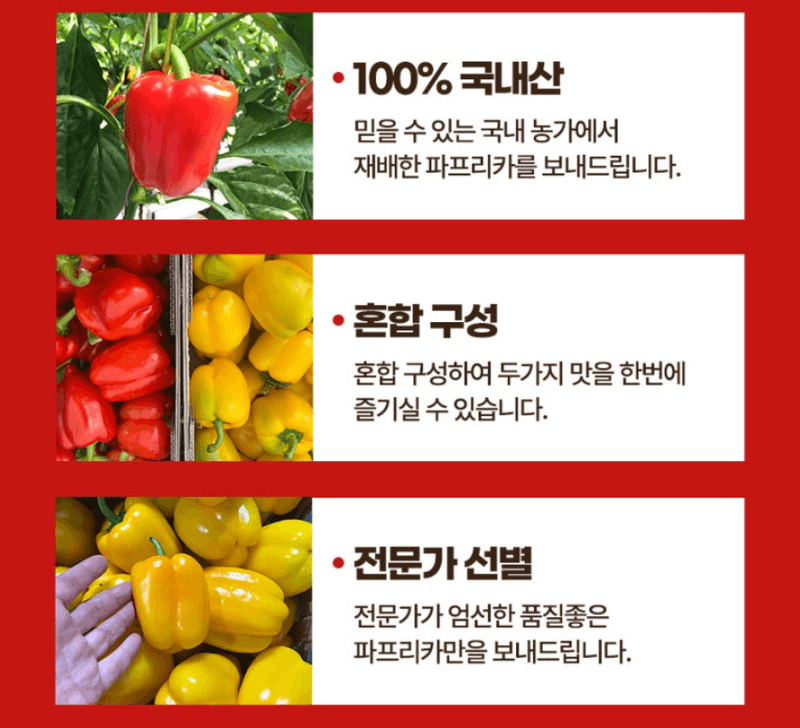 스피드번님의 장터 판매 상품 [파프리카 ] 첨부 사진