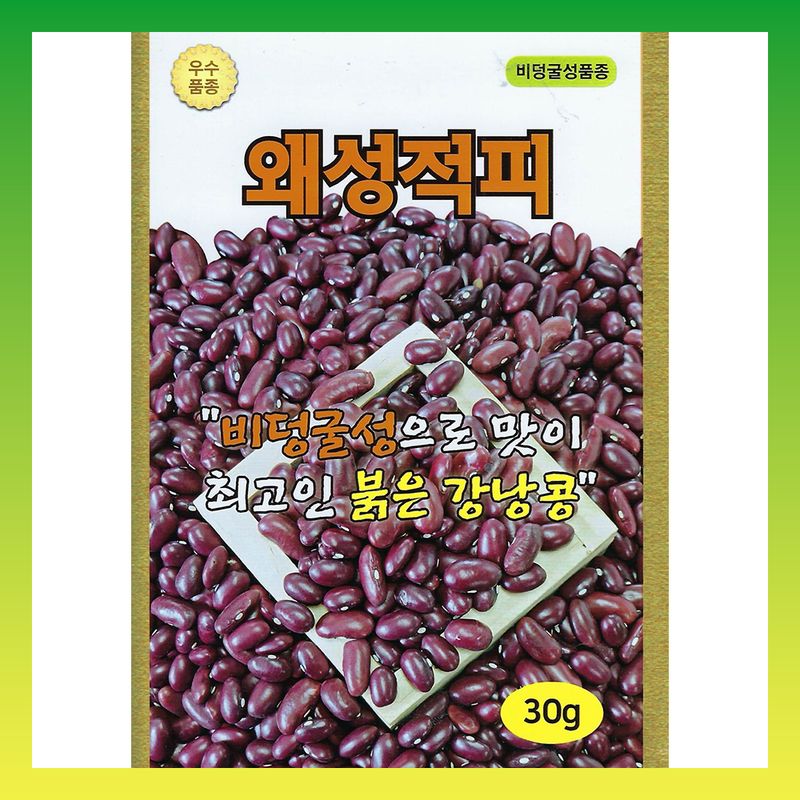 장터 상품 [왜성적피 적강낭콩 600g 비덩쿨] 썸네일