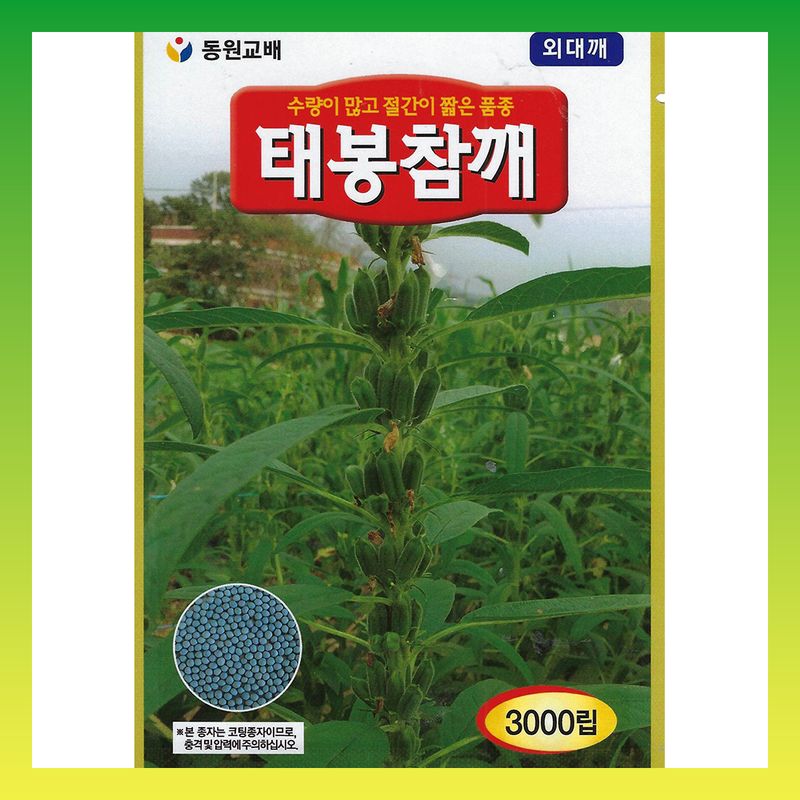 장터 상품 [태봉 참깨 외대깨 3000립 코팅] 썸네일