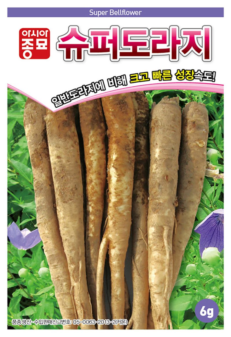 씨앗드림님의 장터 판매 상품 [슈퍼도라지 500g] 첨부 사진