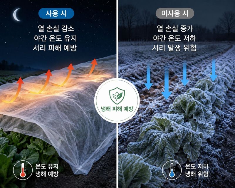 유니즈님의 장터 판매 상품 [텃밭 보온 냉해방지 백색 부직포 20g 농업용 농사용 흰색 고추농사 한냉사 한랭사] 첨부 사진