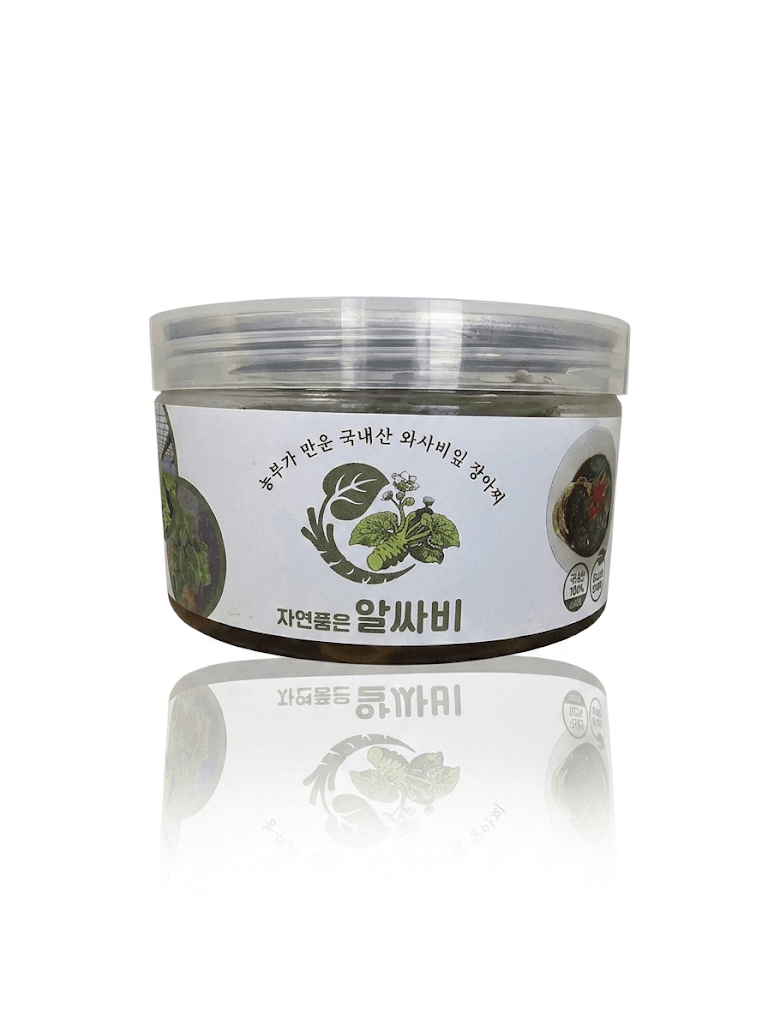 장터 상품 [와사비 잎 장아찌 300g] 썸네일