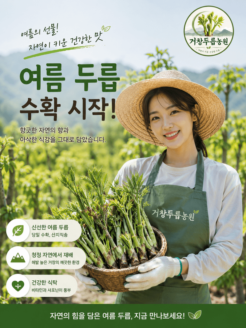 거창두릅농원김성희님의 장터 판매 상품 [여름두릅1kg] 첨부 사진