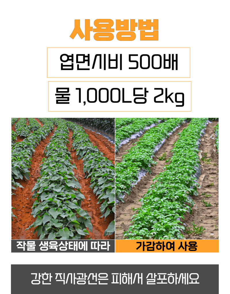 농업마켓365님의 장터 판매 상품 [멀티피드 부스터 2KG 20-20-20 엽면시비 전용비료 복합비료 식물영양제] 첨부 사진