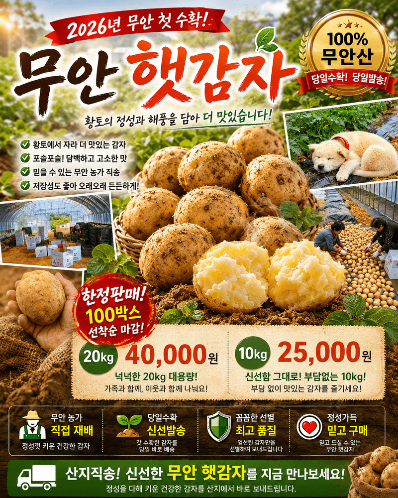 장터 상품 [수미감자] 썸네일