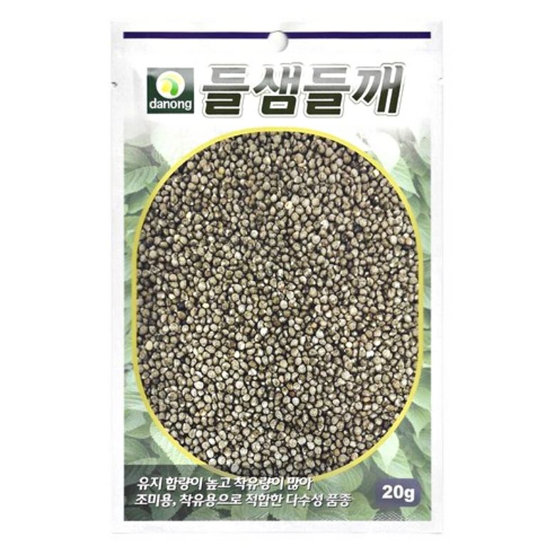 장터 상품 [들샘 들깨 씨앗 20g 착유량 많은 다수성 들기름용 조미용 풍미 좋은 씨 종자] 썸네일
