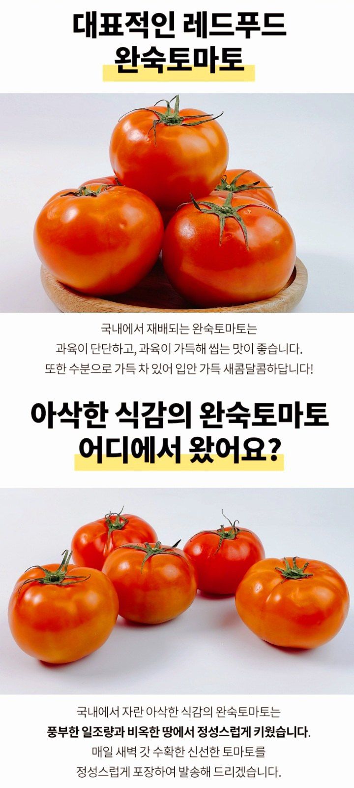 자두14488님의 장터 판매 상품 [완숙토마토 10kg 달콤함이 입안 가득퍼진는 ] 첨부 사진