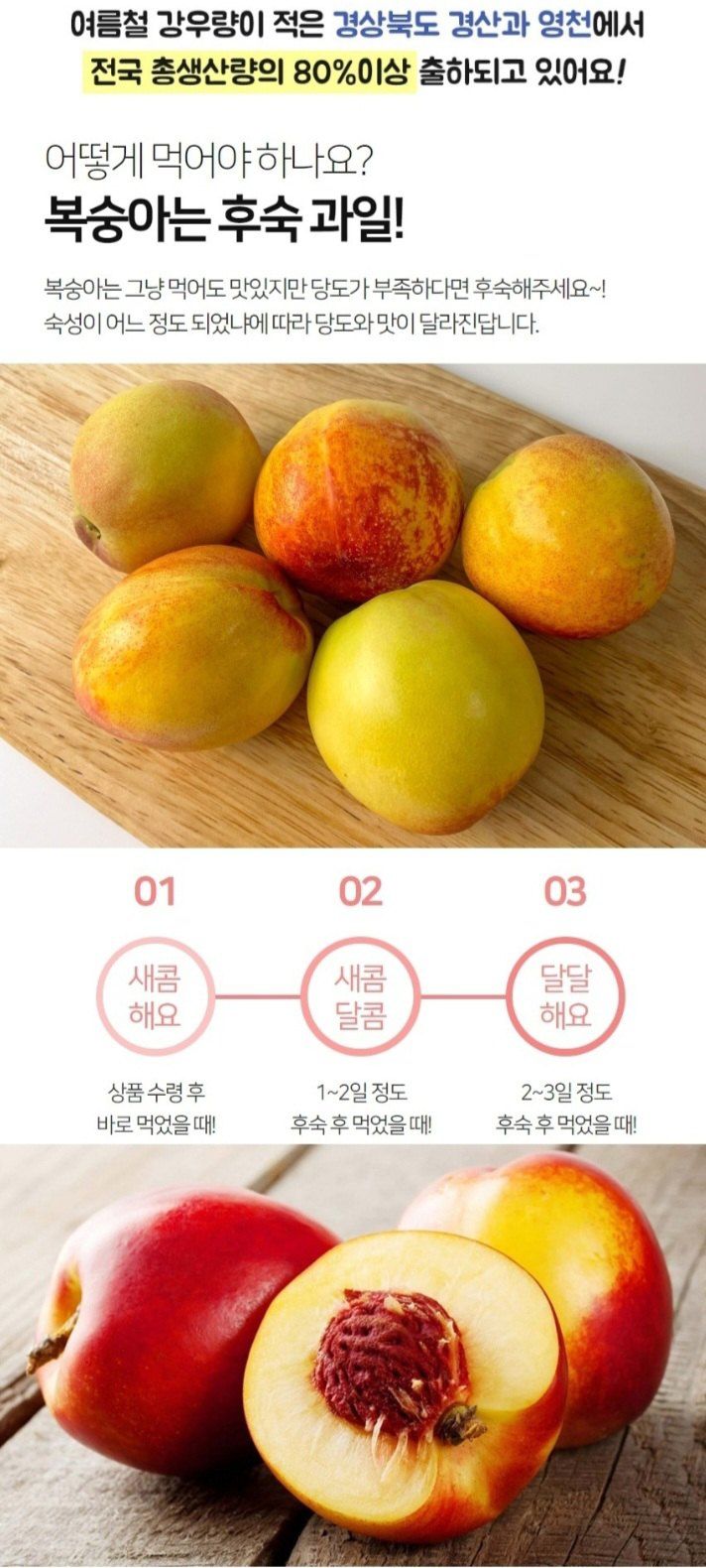 자두14488님의 장터 판매 상품 [천도복숭아 3kg 중과] 첨부 사진