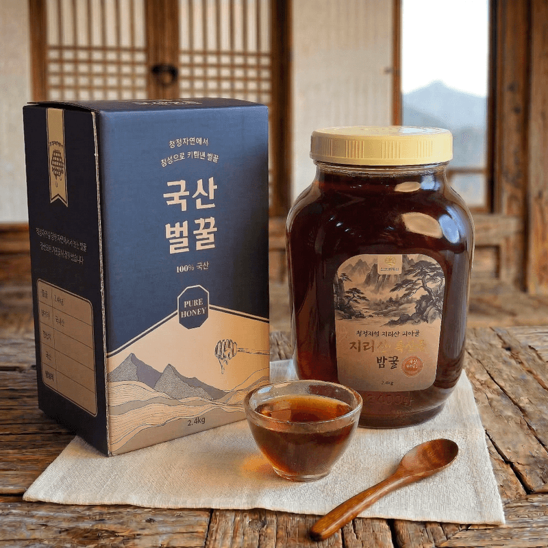 농촌광역시님의 장터 판매 상품 [[특가할인] 지리산 피아골 특산품 벌꿀 아카시아꿀 2.4kg 잡화꿀 2.4kg 밤꿀 2.4kg] 첨부 사진