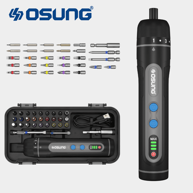 장터 상품 [오성 4V 충전 전동 스크류 드라이버 드릴 가정용 미니 소형 비트 세트 USB C타입 충전] 썸네일