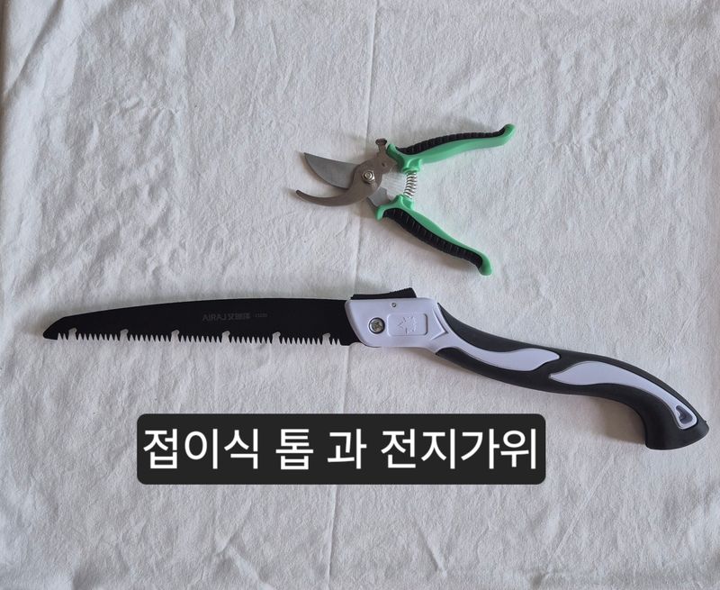 장터 상품 [접이식 톱 과 전지가위] 썸네일