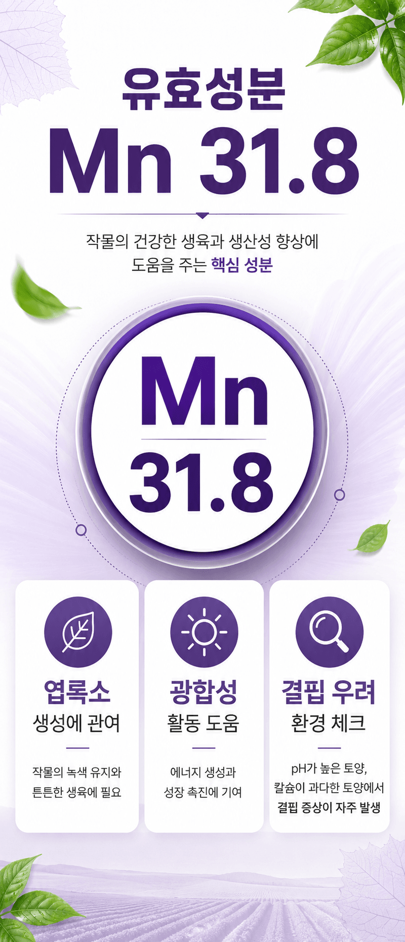 농업마켓365님의 장터 판매 상품 [황산망간 1수염 25kg Mn31.8 양액재배 관비재배용] 첨부 사진