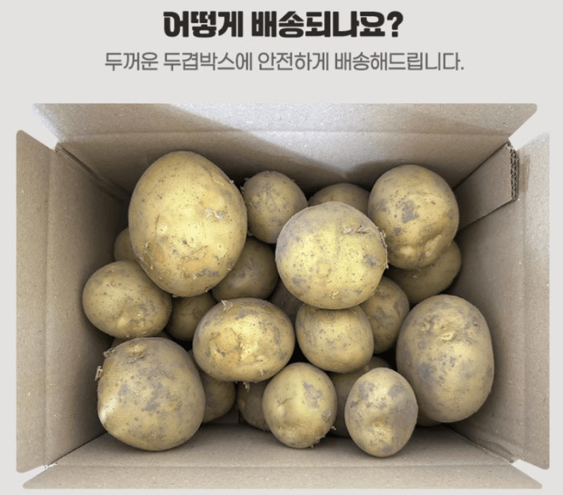 메종루엘님의 장터 판매 상품 [[국내산] 햇 설봉감자] 첨부 사진