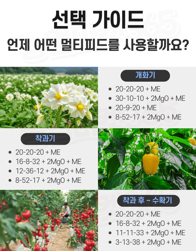 농업마켓365님의 장터 판매 상품 [멀티피드 10KG / 25KG 이스라엘 수입산 관주비료 양액비료 수용성 복합비료] 첨부 사진