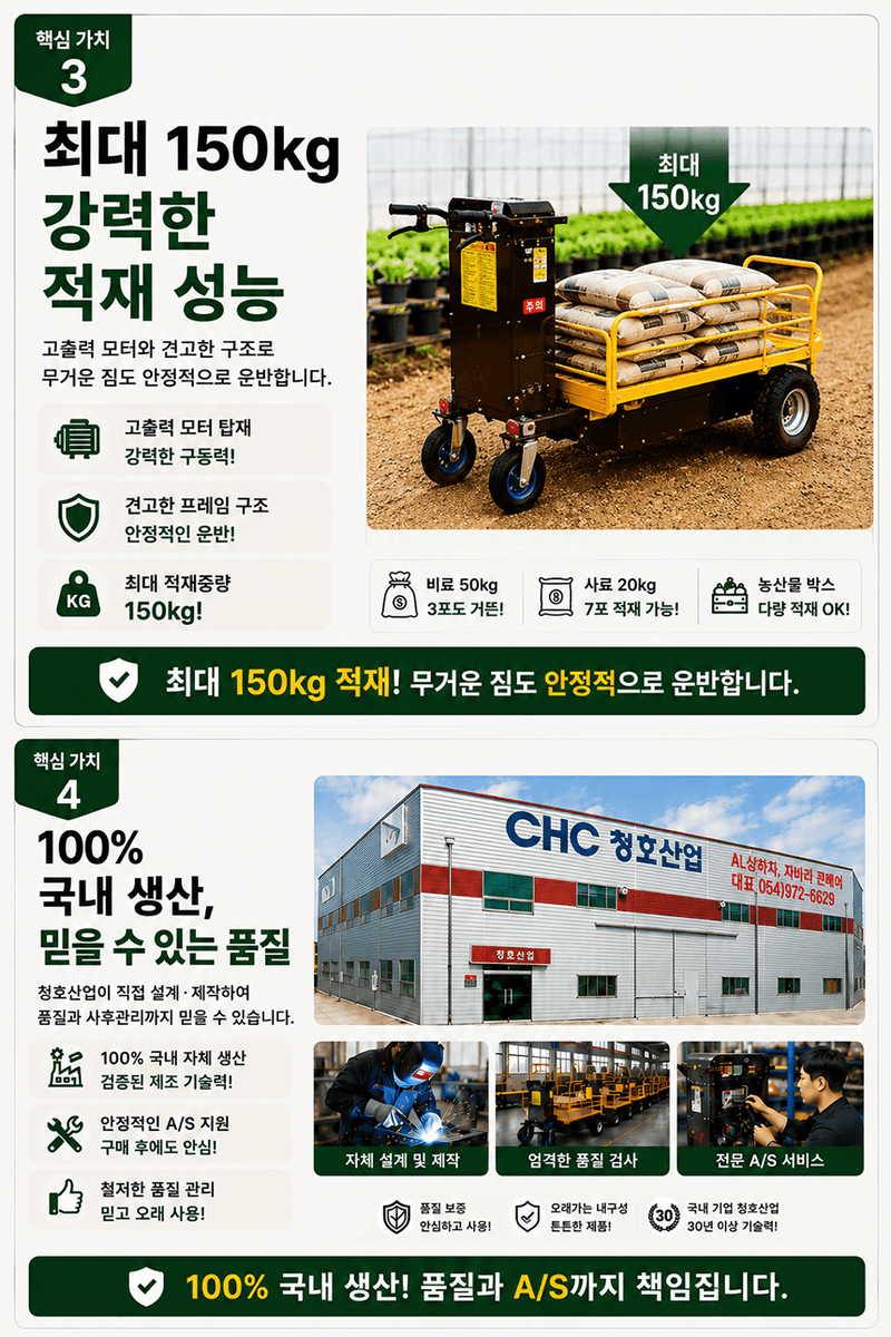 청호산업님의 장터 판매 상품 [전동운반차 CHC-3040 (슬라이드형)] 첨부 사진