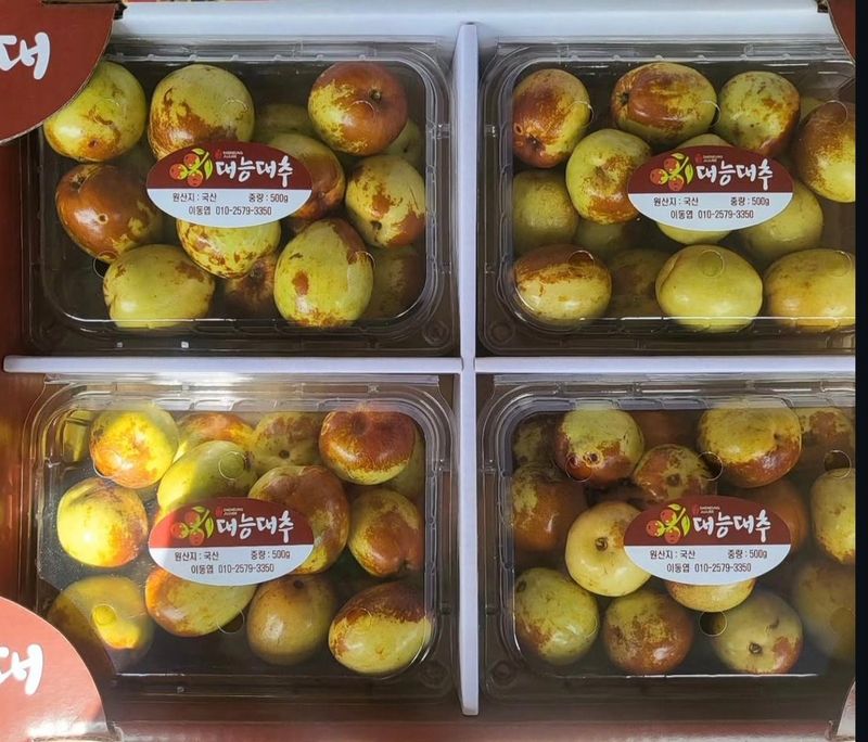 이동엽(양지팜)님의 장터 판매 상품 [대능 사과대추 1kg 500g 2팩] 첨부 사진