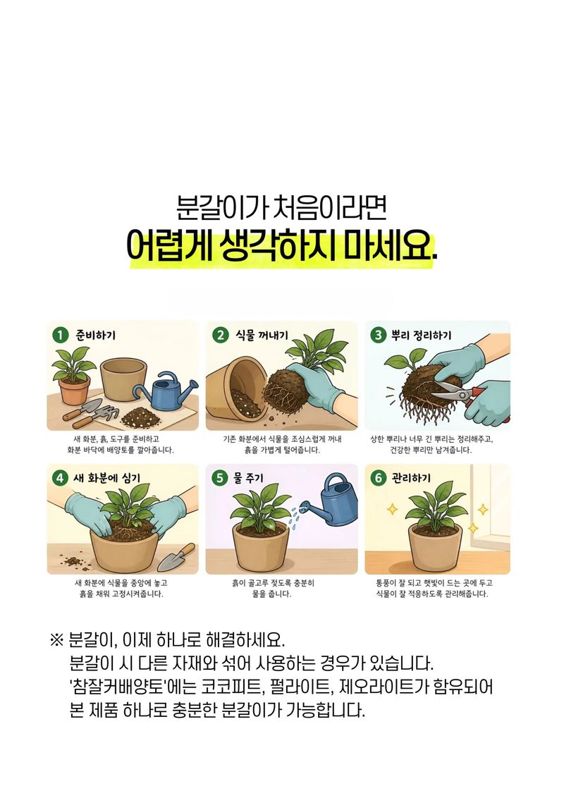 파머스케어님의 장터 판매 상품 [참잘커30L 분갈이 혼합용 원예범용 배양토] 첨부 사진