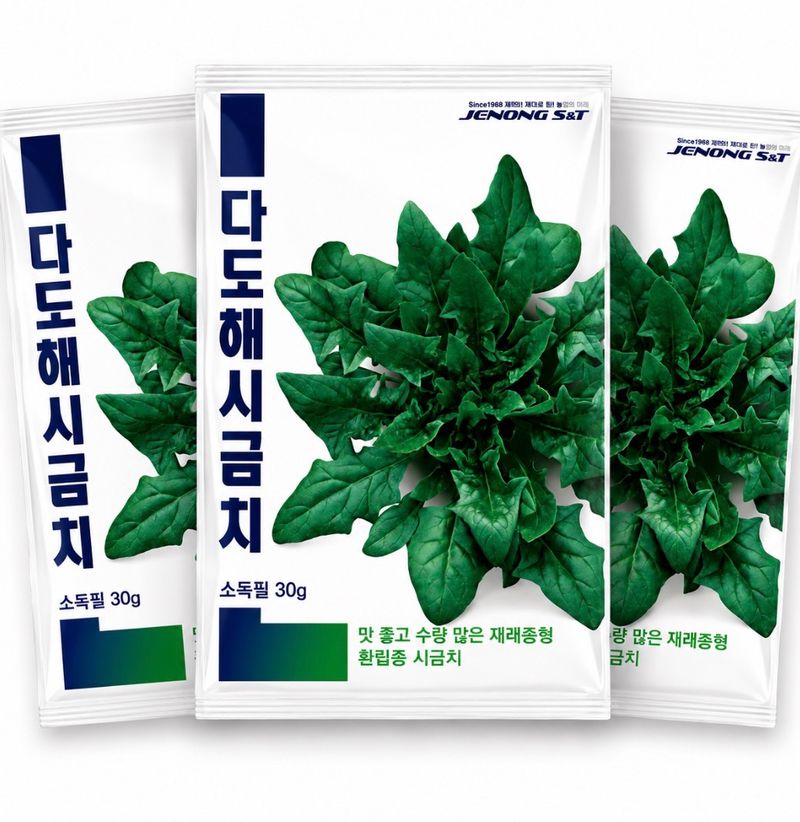 장터 상품 [[특가] 다도해 월동시금치 씨앗 30g 3봉세트 겨울 시금치 종자 씨 ] 썸네일