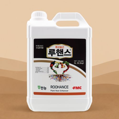 장터 상품 [FMC 루핸스 5L 뿌리발근제 식물영양제 토양개량제 텃밭 고추 비료 아쿠도 혼용] 썸네일