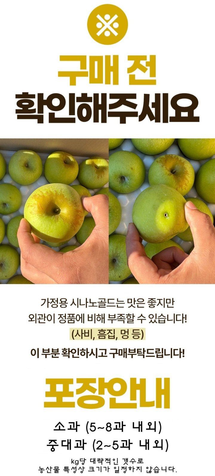 자두14488님의 장터 판매 상품 [시나노골드 사과10kg 가정용 중대과] 첨부 사진