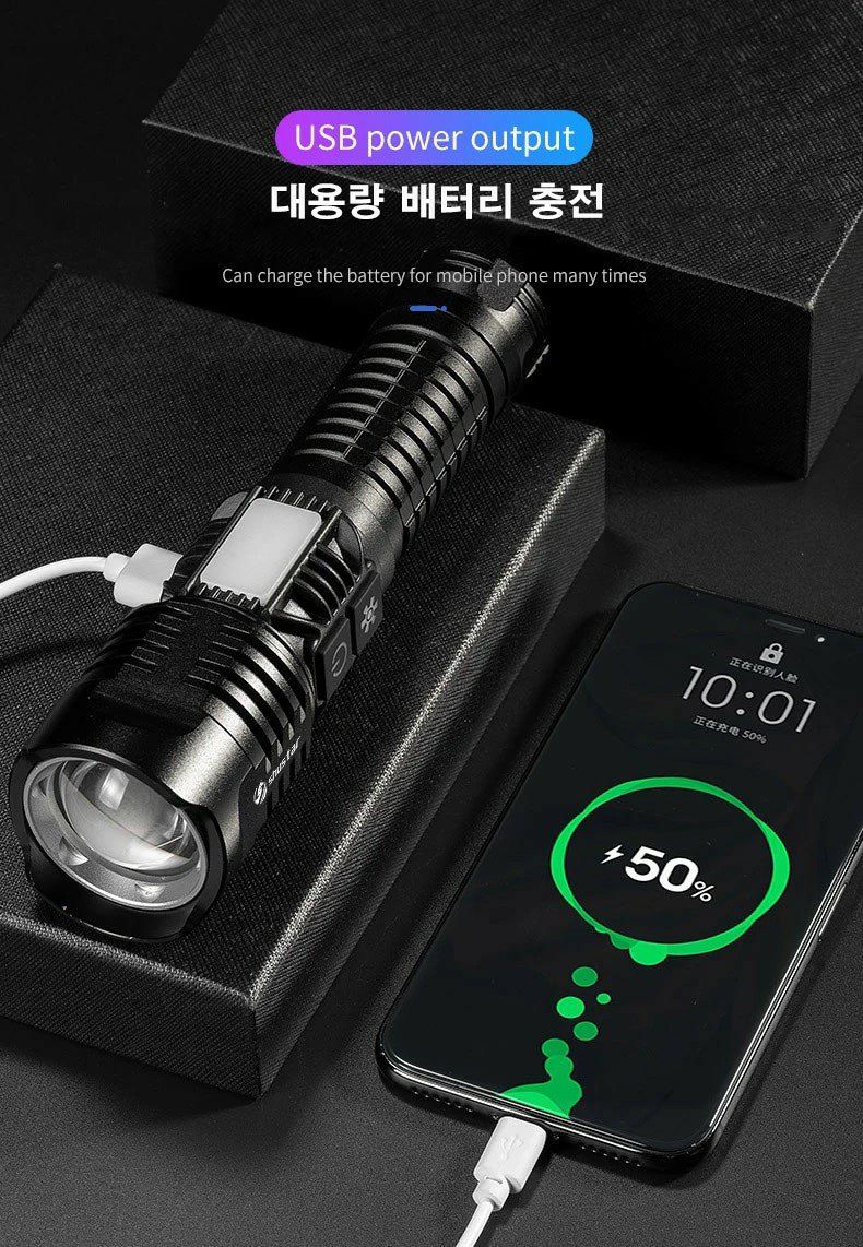 조수철님의 장터 판매 상품 [💥몬스터 "줌"다기능 사이드렌턴 후레쉬👍] 첨부 사진