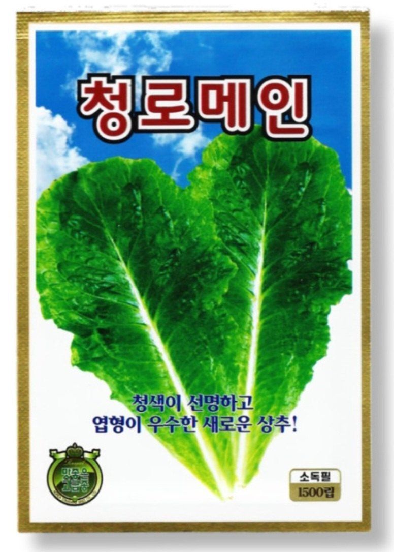 한농농약종묘사님의 장터 판매 상품 [담배상추, 아삭이상추, 적치마상추, 청상추, 쌈채씨앗] 첨부 사진