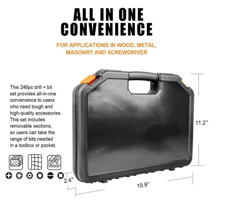 전순덕.동신유통님의 장터 판매 상품 [246개 드릴 비트세트] 첨부 사진