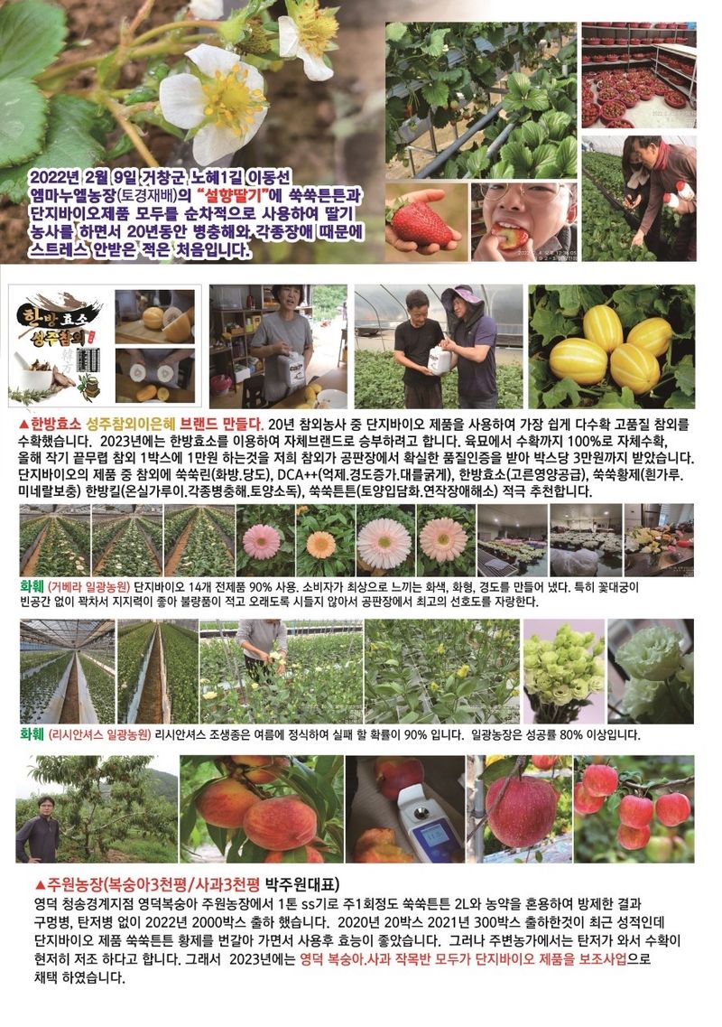 단지바이오님의 장터 판매 상품 [[단지바이오] DCA++ 칼슘분해 효소제] 첨부 사진