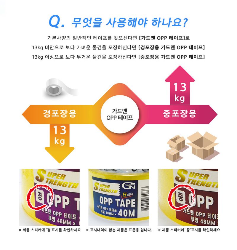 일꾼의탄생님의 장터 판매 상품 [투명 OPP테이프 박스테이프 택배 포장 테이프 1박스 50개] 첨부 사진